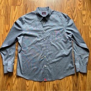 Men's UNTUCKit Regular Fit Wrinkle Free 100% Cotton Pio Cesare Dress Shirt. XL